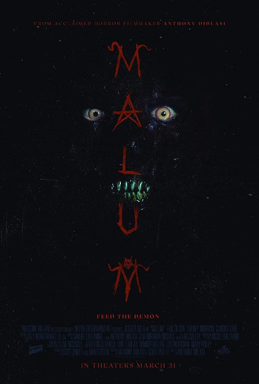 Постер фильма «Малум» - ремейка хоррора «Последняя смена»