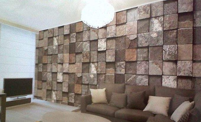 20 CONTOH DEKORASI WALLPAPER DINDING  WALLPAPER 3D BATA 