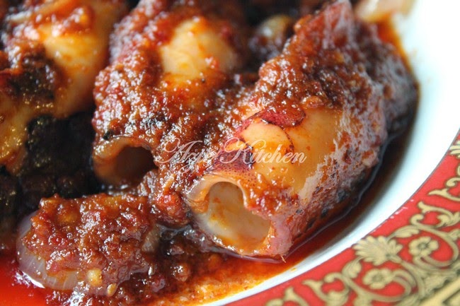 Sambal Sotong Yang Sedap - Azie Kitchen