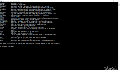 Windows 10 command prompt