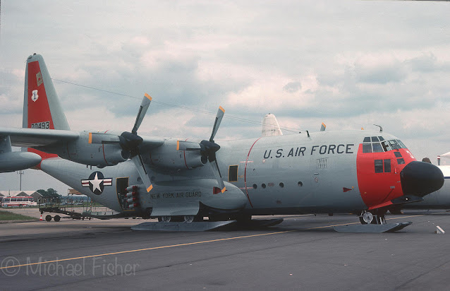 57-0493 C-130D 139th TASS New York ANG Greenham Common 1979