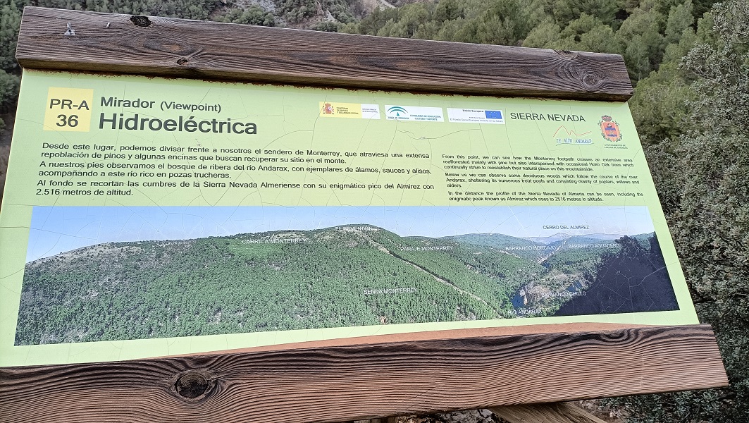 Senderismo: ruta Hidroeléctrica en Laujar de Andarax