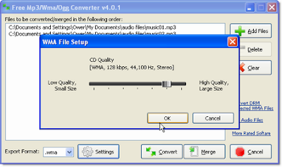 Free Mp3/Wma/Ogg Converter