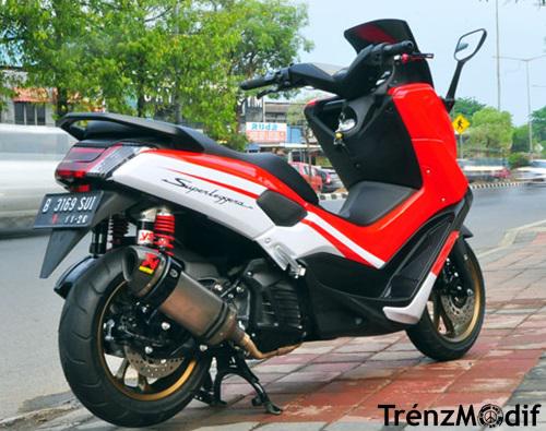  Modifikasi  Yamaha  Nmax  Merah  Modifikasi  Motor  Kawasaki 