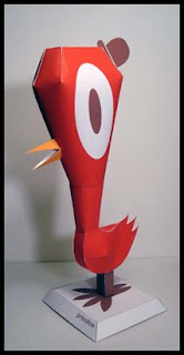 Preston Bird Mascot Papercraft