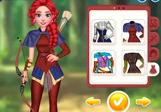 Jogue Princesses as Ancient Warriors, jogo de vestir grátis