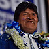 Evo Morales gana con el 47,08%