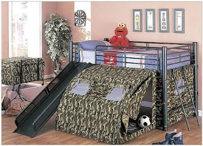 Bunk Beds  Kids Walmart on 2011 Bunk Beds For Kids With Slides And Tent