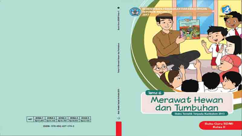 Buku Guru Kelas 2 SD Tema 6 Merawat Hewan dan Tumbuhan Semester 2 K13 Revisi 2017 GuruSD.id