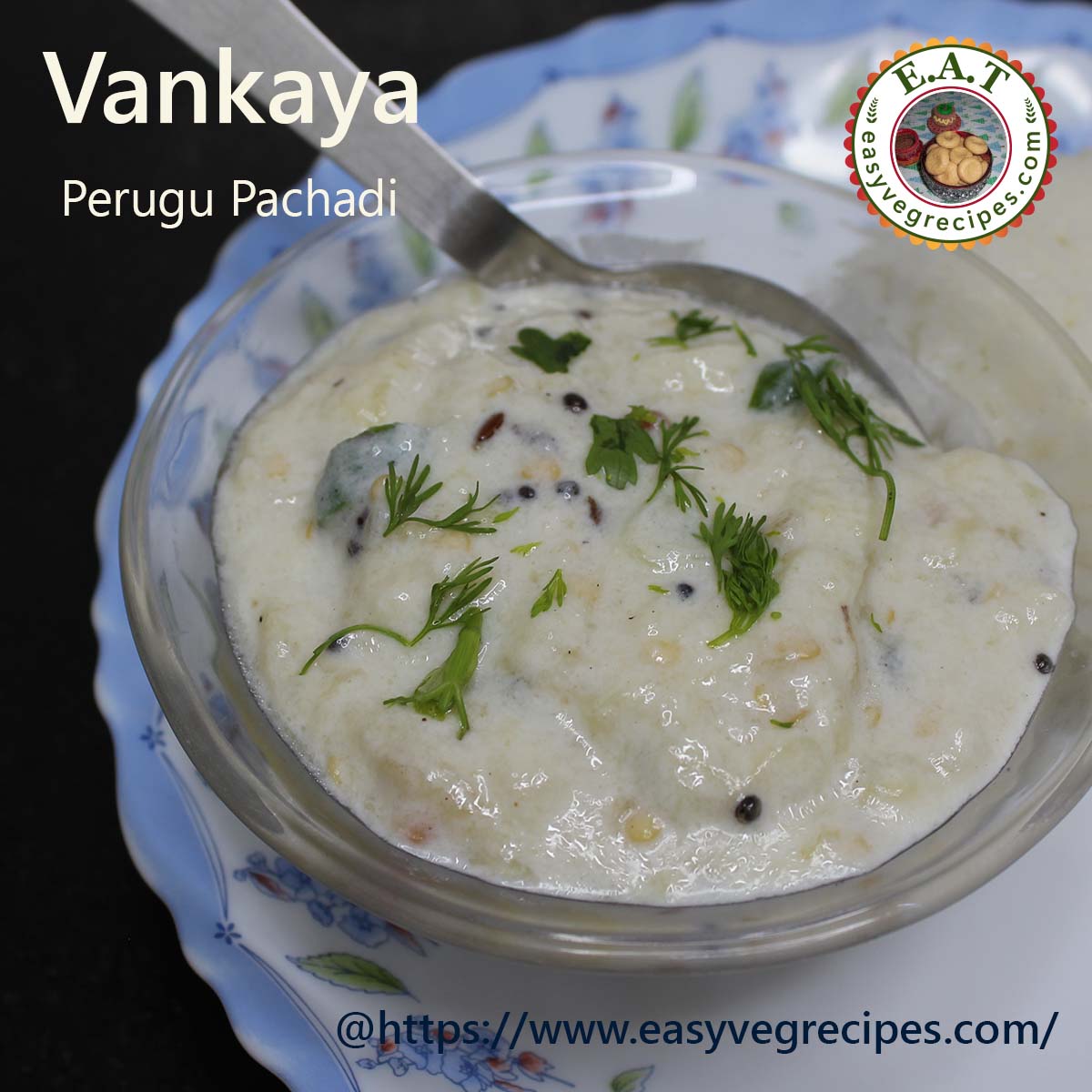 Vankaya Perugu Pachadi Recipe | How To Make Vankaya Perugu Pachadi | Baingan Raita