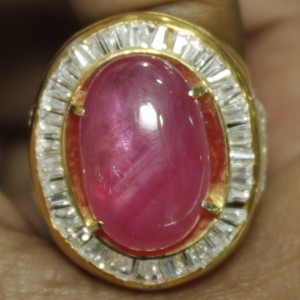 batu cincin kalimantan merah