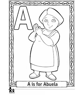 Ausmalbilder Dora Alphabet zum Ausdrucken