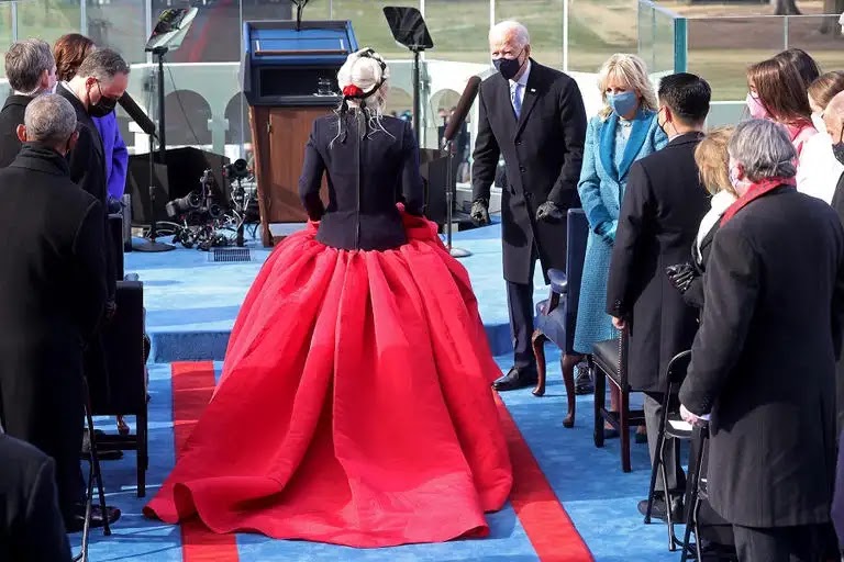 Lady Gaga dress steals the show at Biden's inauguration