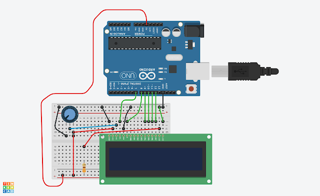 Arduino and 16x2 Character LCD Example