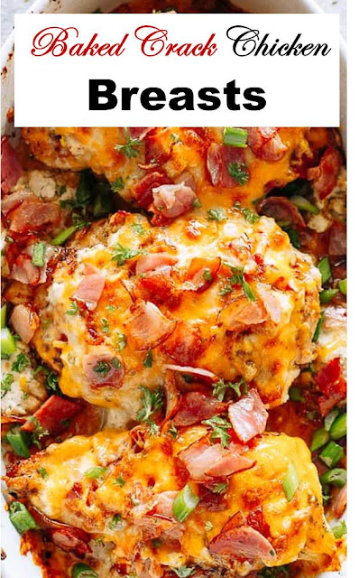 Baked Crack Chicken Breasts #Baked #Crack #Chicken #Breasts #BakedCrackChickenBreasts #ChickenBreastsRecipe, #BakedChicken, #30minutedinner, #BakedChickenBreasts, #ChickenBreastsRecipe, #CrackChicken, #CreamCheese, #KetoDinnerIdea, #LowCarbRecipe, #Ranch 