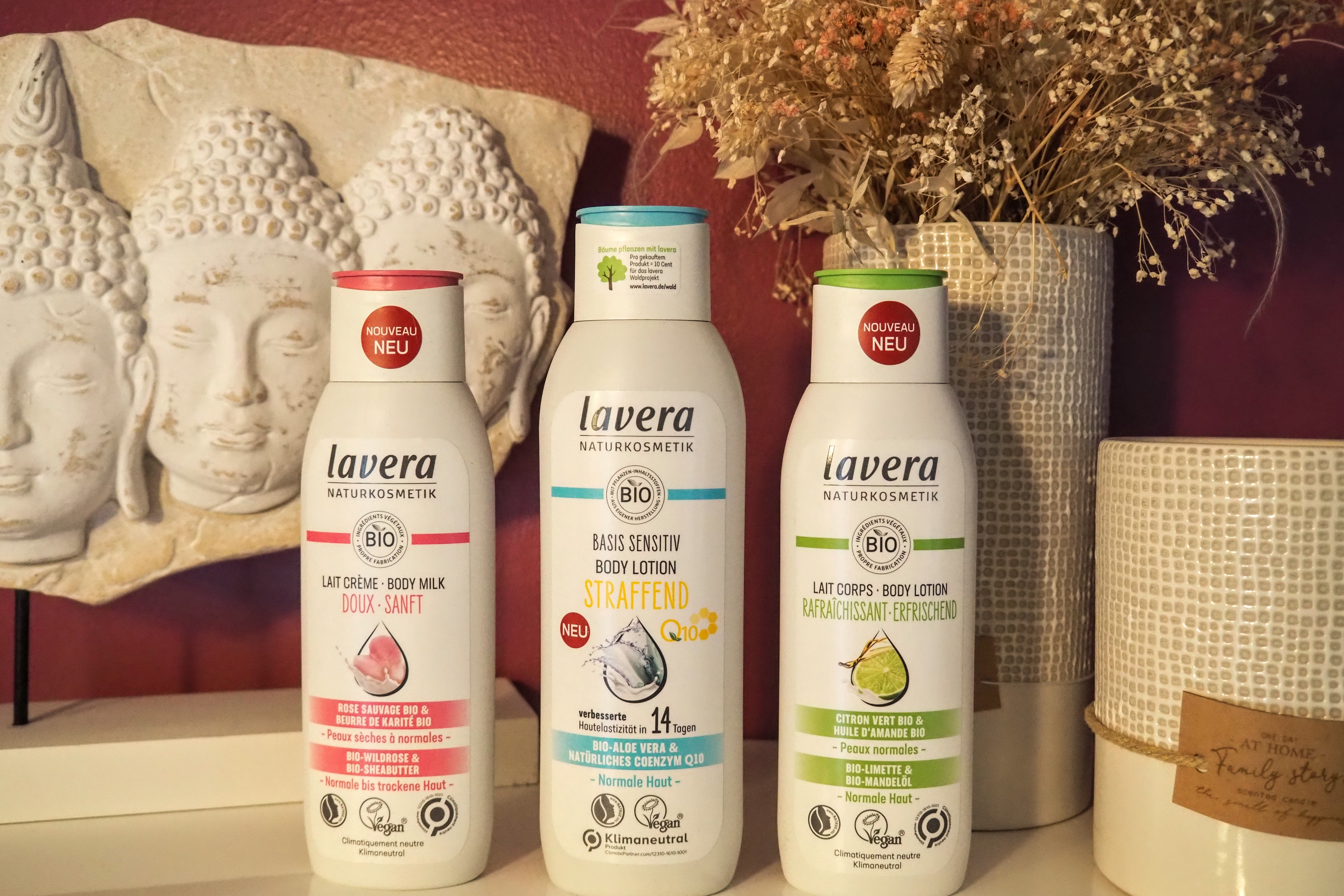 Lavera lait pour le corps, beauté, les petites bulles de ma vie