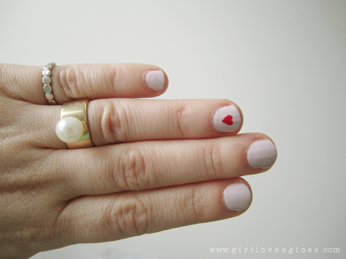 valentines heart nail polish tutorial girllovesgloss.com 