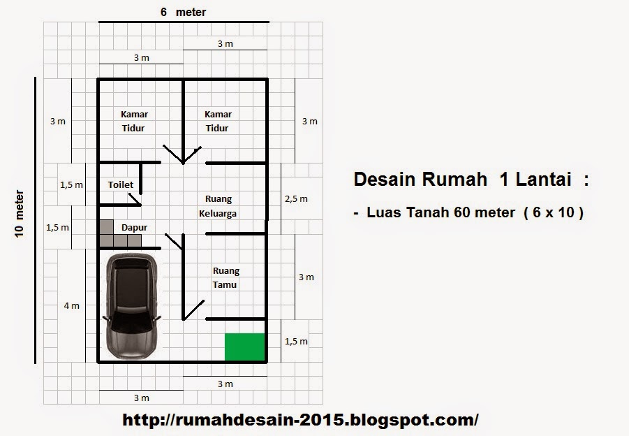  Desain  Rumah  Minimalis Desain  Rumah  Luas  Tanah  60  Meter  