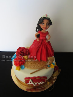 bolo princesa Elena de Avalor disney bragança