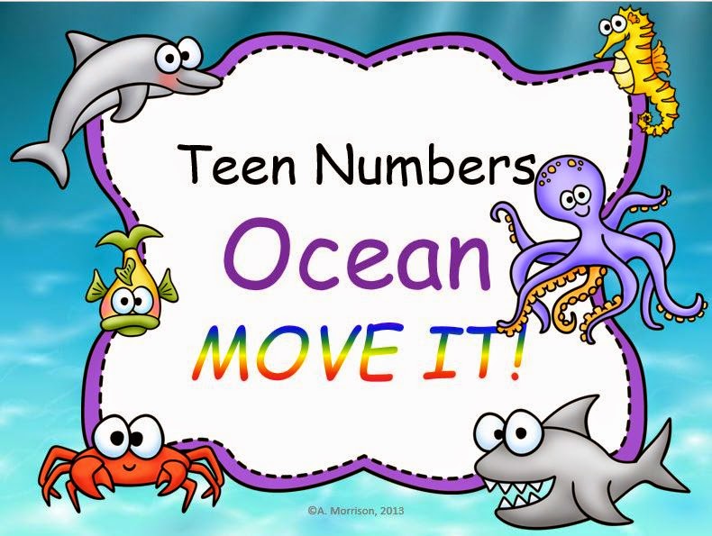 http://www.teacherspayteachers.com/Product/Ocean-Theme-Working-on-Teen-Numbers-MOVE-IT-659370