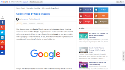 10 Kemampuan Yang Dimiliki Mesin Pencarian Google