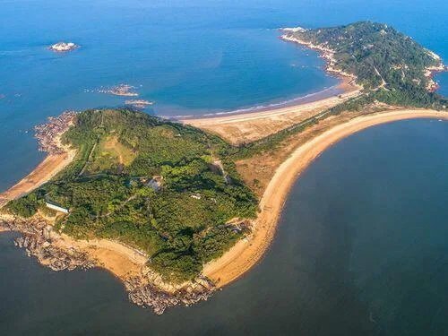 Dadan Island, just off the Chinese mainland