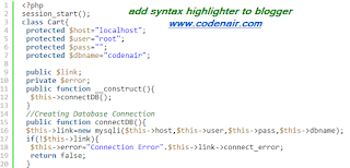 add syntax highlighter to blogger