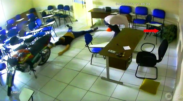 No Piauí, autoescola é assaltada, instrutora se esconde embaixo de tapete e escapa de arrastão; veja