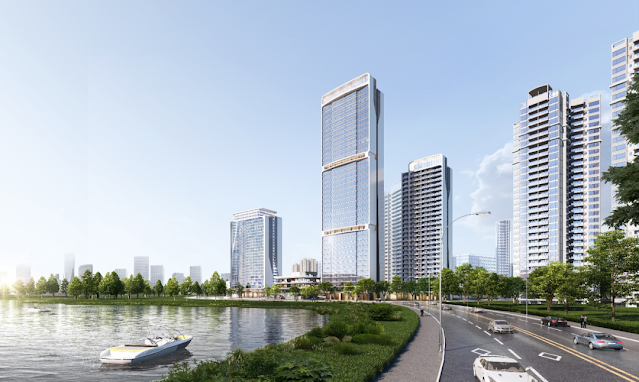 Project renderings of Qilin Lake （Kirin Lake）CBD-(Dawang Sihui) Zhaoqing High-tech Zone new landmark