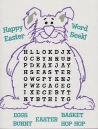 Fun Easter Wordsearch for kids 1