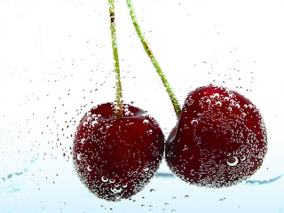 cherry widescreen desktop free wallpaper