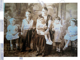 Julia Vereczki Nagy and Grandchildren Cleveland, Ohio 1932