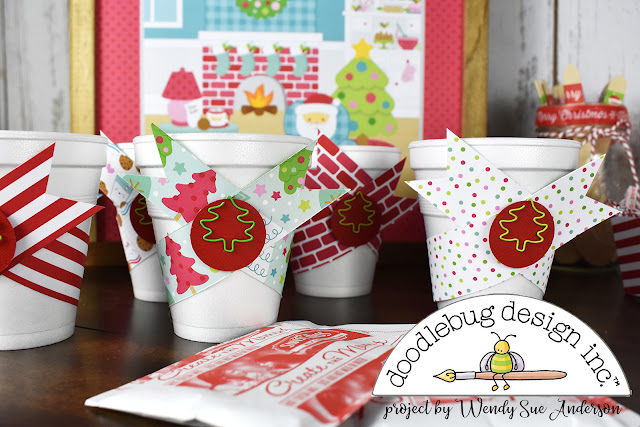 Hot Cocoa Bar Party by @WendySue with the "Milk & Cookies" collection by @DoodlebugDesign