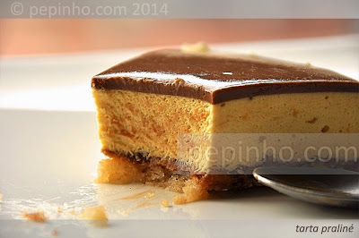 Tarta praliné y avellana