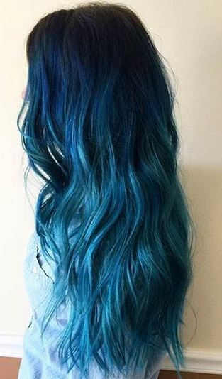 19+ Rambut Ombre Biru Laut, Konsep Penting!