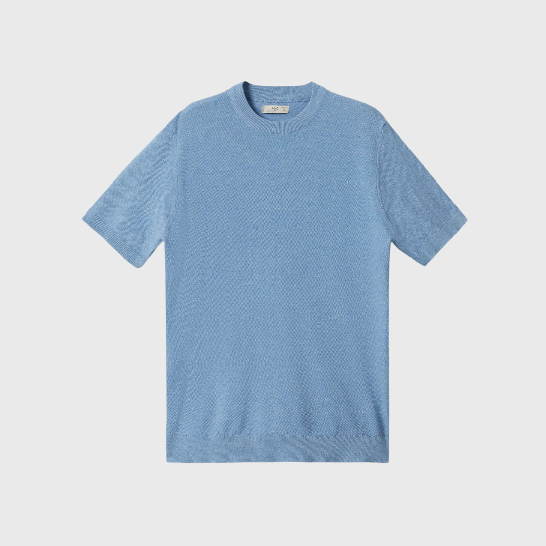 knit cotton t-shirt