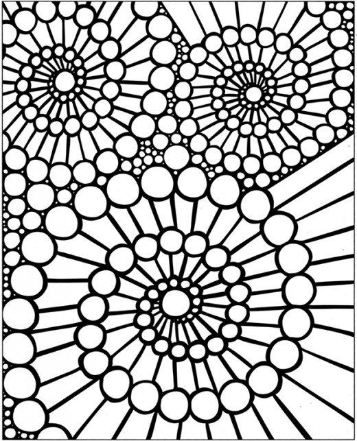 Geometric Coloring Pages For Kids 2