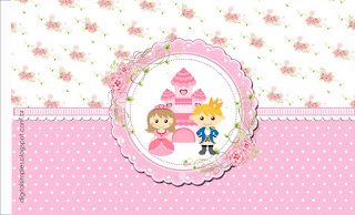 Baby Princess: Free Printable Invitations and Candy Bar Labels.  