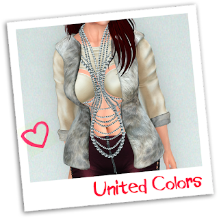 Bish Box December 2016 Review - United Colors - Second Life Fashion Blog - OhMyGoddess
