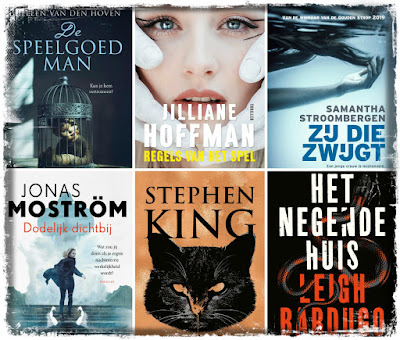 Heleen van den Hoven, Jilliane Hoffman, Samantha Stroombergen, Jonas Moström, Stephen King, Leigh Bardugo