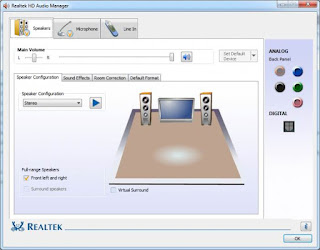 تحميل برنامج تعريفات كارت الصوت Realtek HD Audio Driver 6.0.1.8522