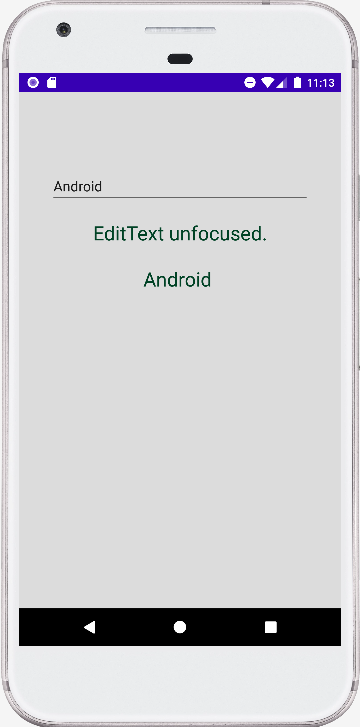 android kotlin - EditText hide keyboard on lost focus 2