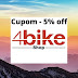 Cupom de desconto 4bike shop - 5% em todos os produtos 4bike shop ! 