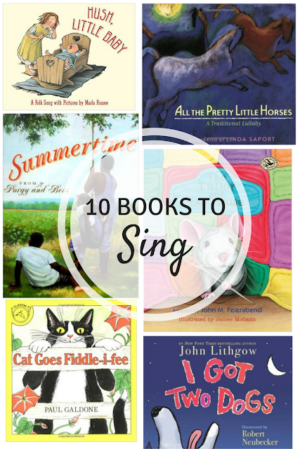 10 picture books to sing: Great list for music teachers and for parents!