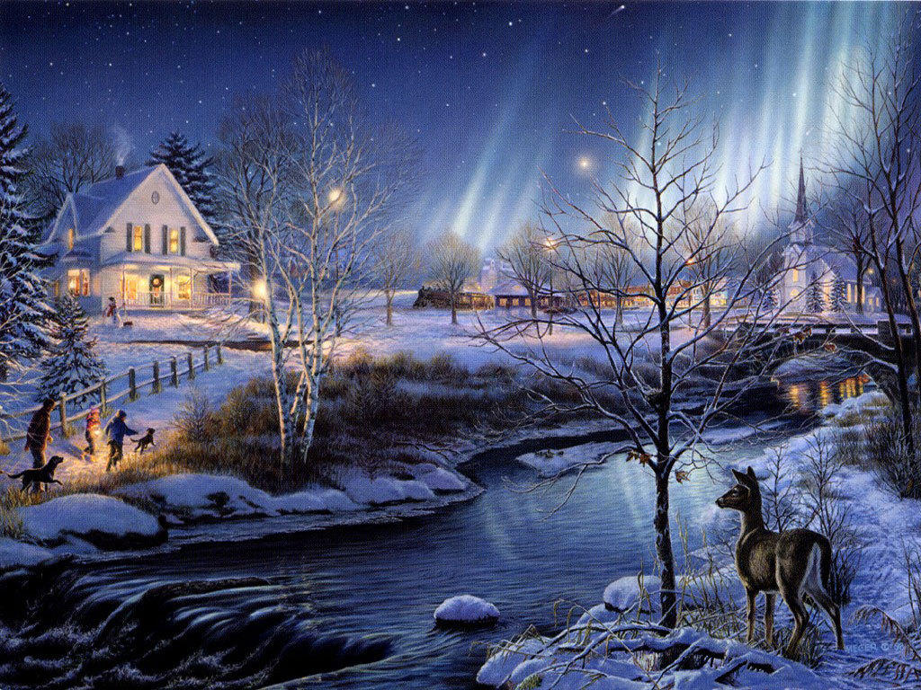 Winter background HD