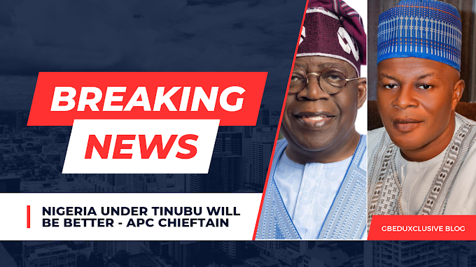 "NIGERIA UNDER TINUBU WILL BE BETTER" - APC CHIEFTAIN                        