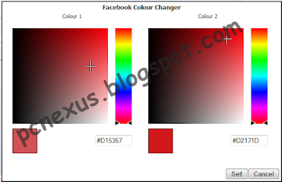 facebook color select