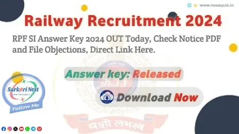 The Railway Recruitment Boards (RRBs) have recently released the provisional answer keys for the Sub-Inspector (SI) recruitment process under CEN RPF 01/2024.
