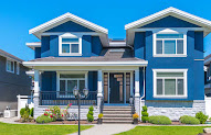 36+ Cat Rumah Biru