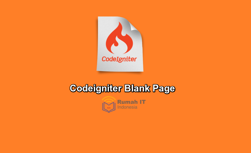 Codeigniter 4 Blank Page di Live Server atau Hosting